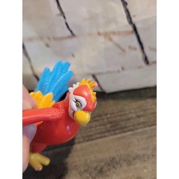 Rainforest Cafe parrot frog set toy figure posable - Picture 7 of 9